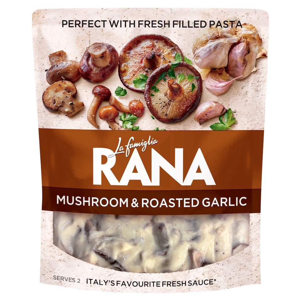 image 1 of La Famiglia Rana Mushroom & Roasted Garlic Fresh Sauce 200g