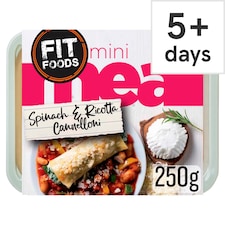 Fit Foods Mini Meal Spinach & Ricotta Cannelloni 250g