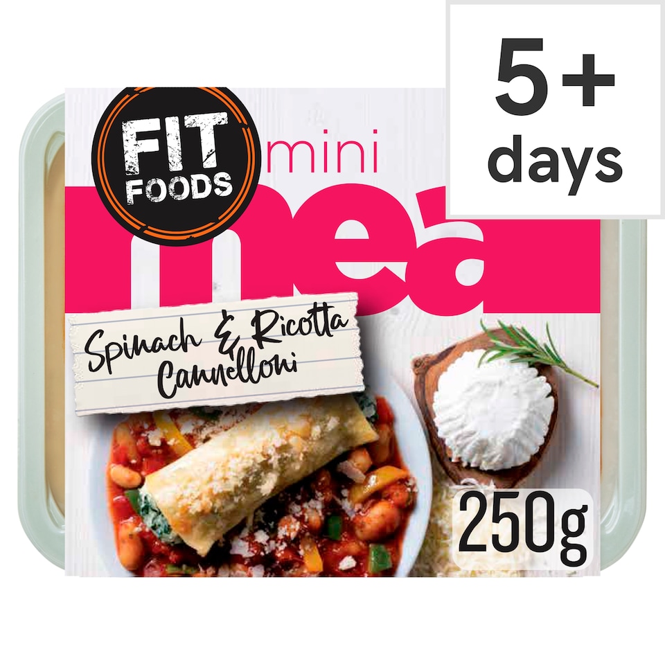 Fit Foods Mini Meal Spinach & Ricotta Cannelloni 250g
