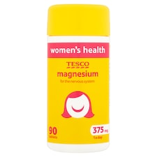 TESCO MAGNESIUM 375MG 90'S