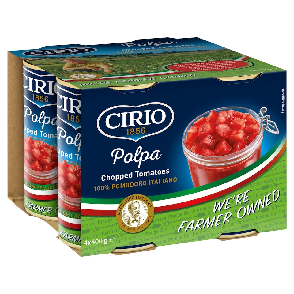 Cirio Chopped Tomatoes 4X400g