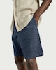 image 2 of F&F Linen Blend Shorts in Blue