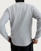 image 3 of F&F Knitted Long Sleeved Polo Neck Jumper in Grey