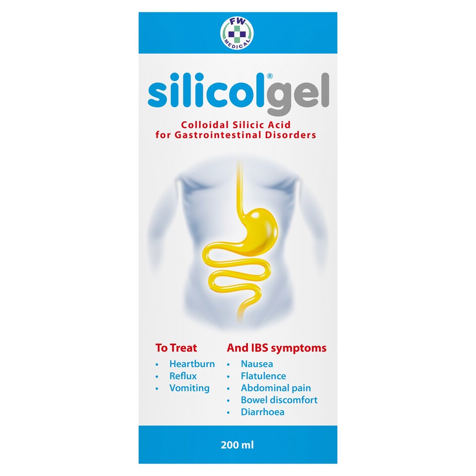 Silicolgel Colloidal Silicic Acid Gastrointestinal Disorder Treatment 200ml