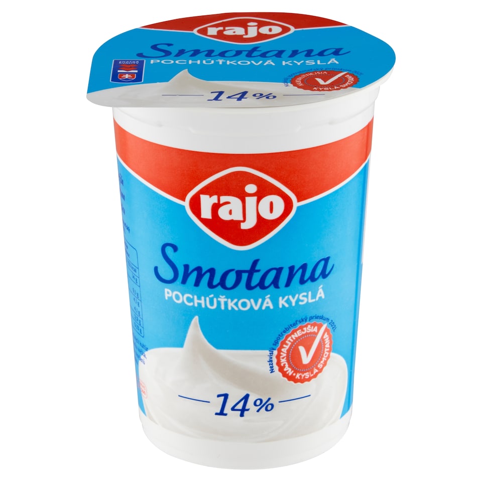 obrázok 1 z Rajo Smotana pochúťková kyslá 14% 250 g