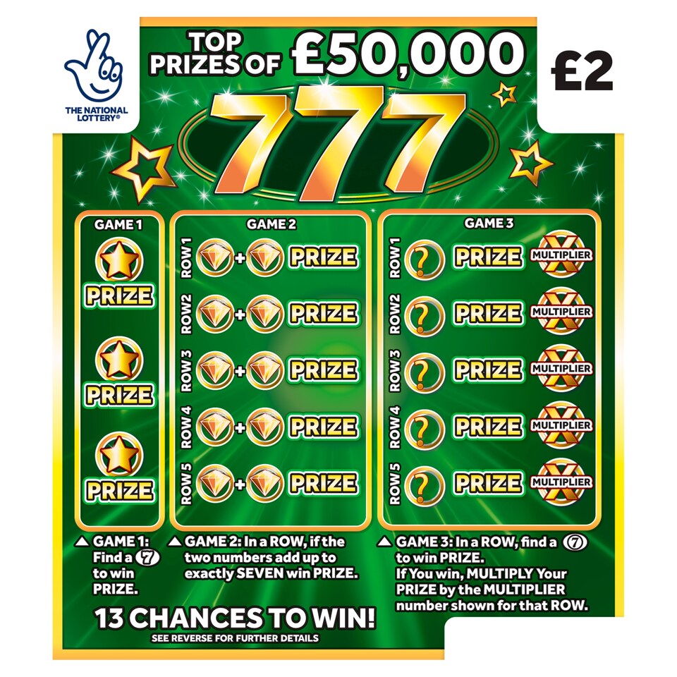 777 Scratchcard