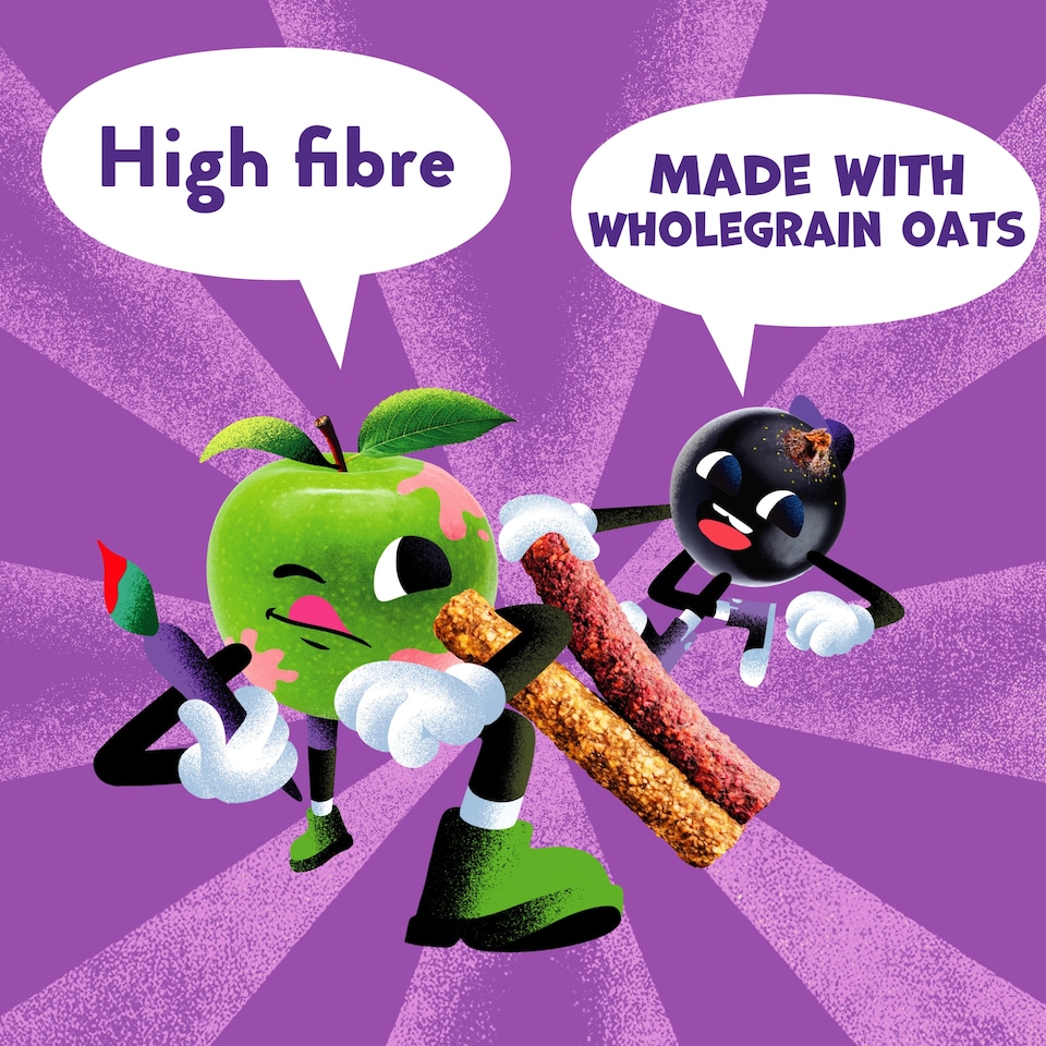 image 1 of Goodies Apple & Blackcurrant Oat Sticks 5x23g