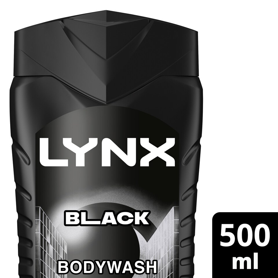 image 1 of Lynx Black XXL Body Wash Shower Gel 500ml