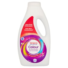 Tesco Colour Bio Liquid Detergent Super Concentrated 60w 1.5L