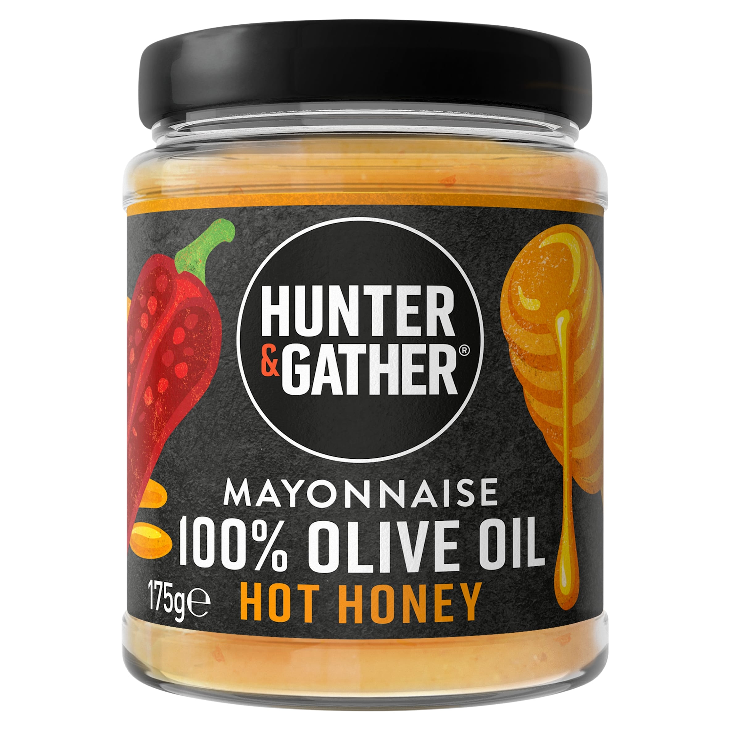 Hunter & Gather 100% Olive Oil Hot Honey Mayonnaise 175g