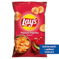 Lay's Smažené bramborové lupínky s příchutí pikantní papriky 130g