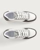 image 2 of Peter Werth Panelled Lace Up Trainers in White