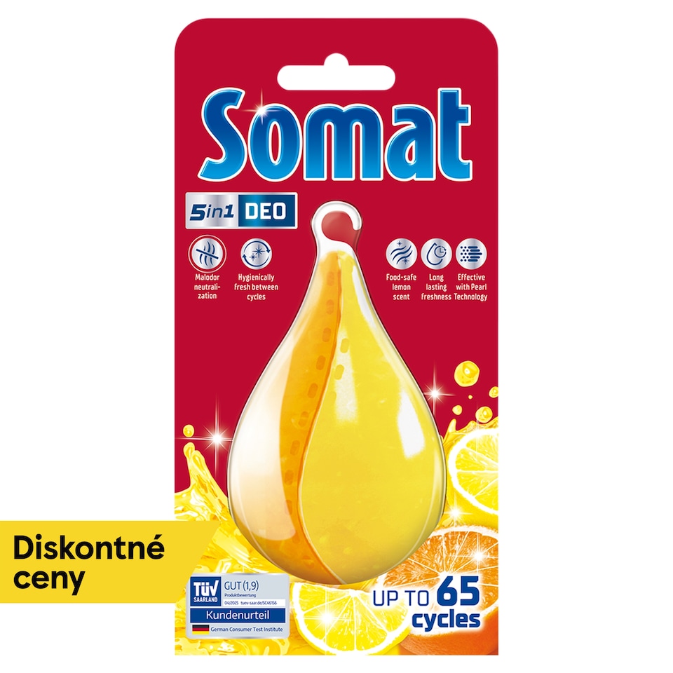 obrázok 1 z SOMAT osviežovač Deo Perls Lemon 60 umytí