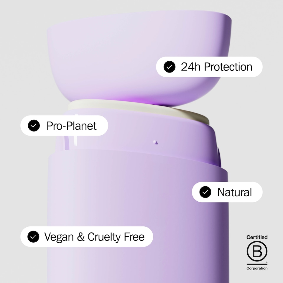 image 1 of Fussy Natural Refillable Deodorant Lavender Fields 40g