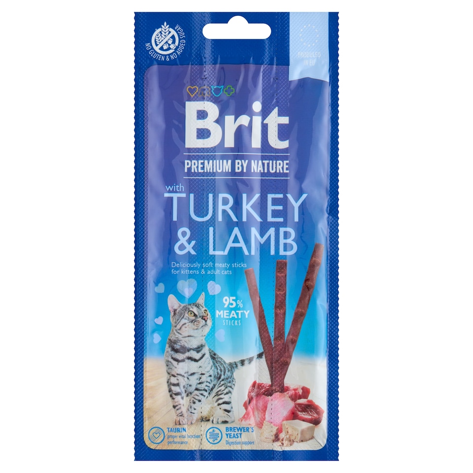 Brit Premium by Nature Complementary Food for Cats with Turkey & Lamb 15g