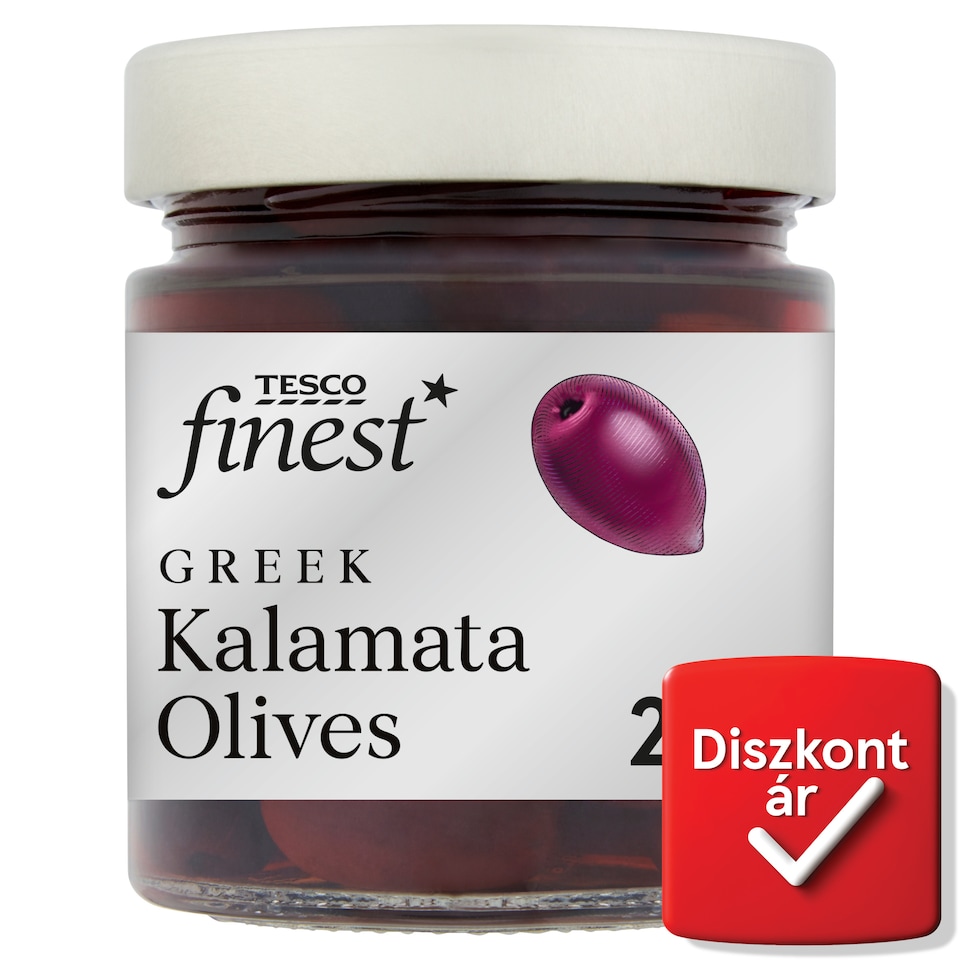 Tesco Finest görög Kalamata olívabogyó 210 g