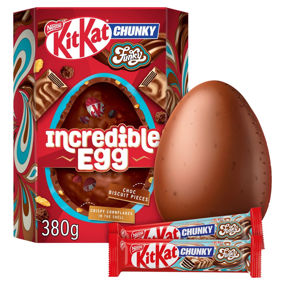 image 1 of Kit Kat Funky Chunky Incredible Chocolate Easter Egg 380g
