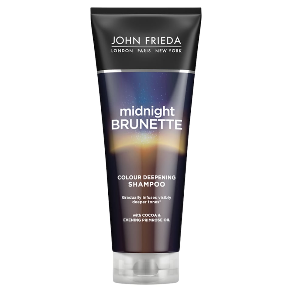 image 1 of John Frieda Midnight Brunette Colour Deep Shampoo 250Ml