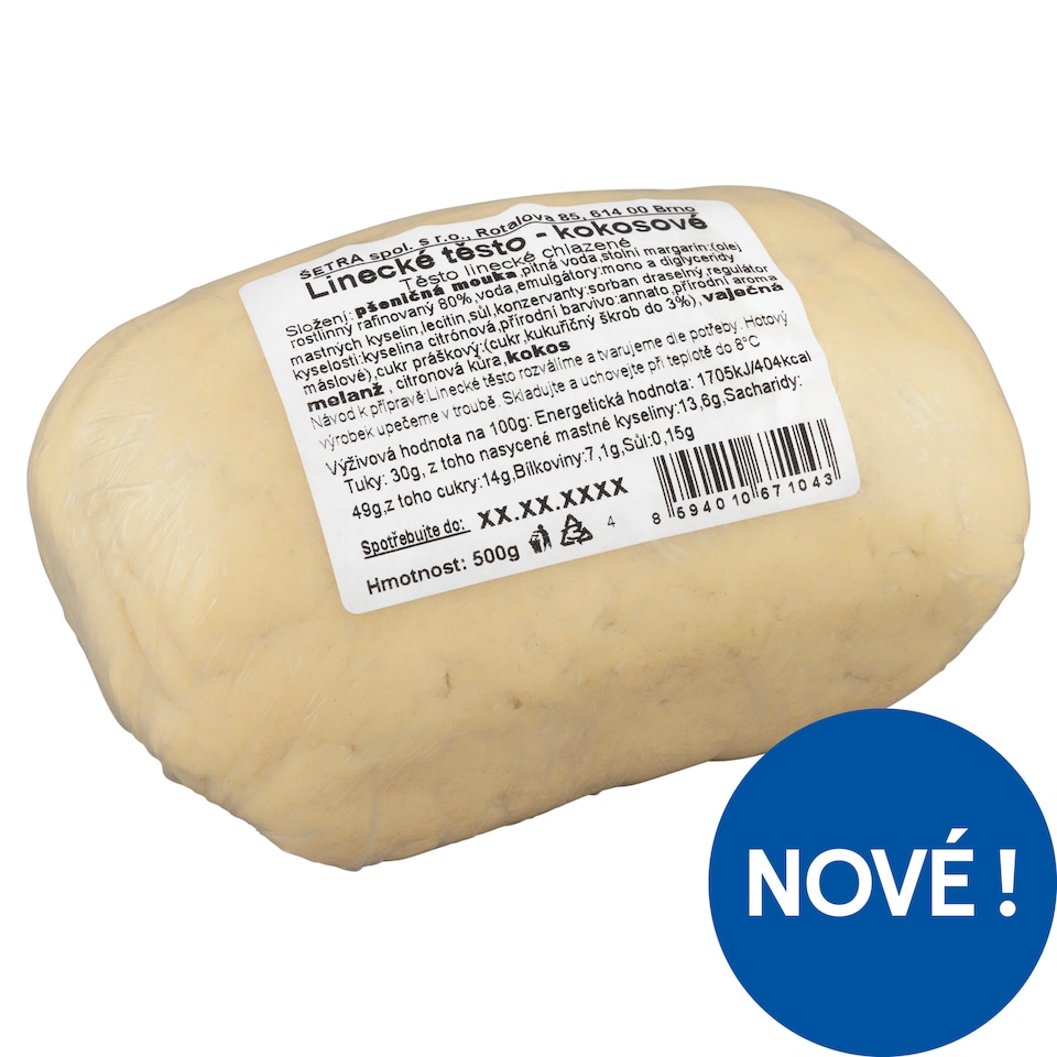 Šetra Linecké těsto kokosové 500g