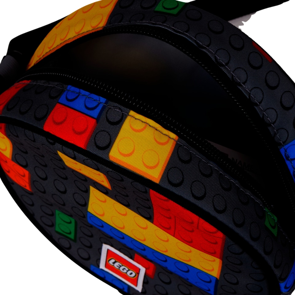 image 1 of Lego Colorful Bricks Round Crossbody Bag 1.2 L 16 x 16 x 6.35 cm