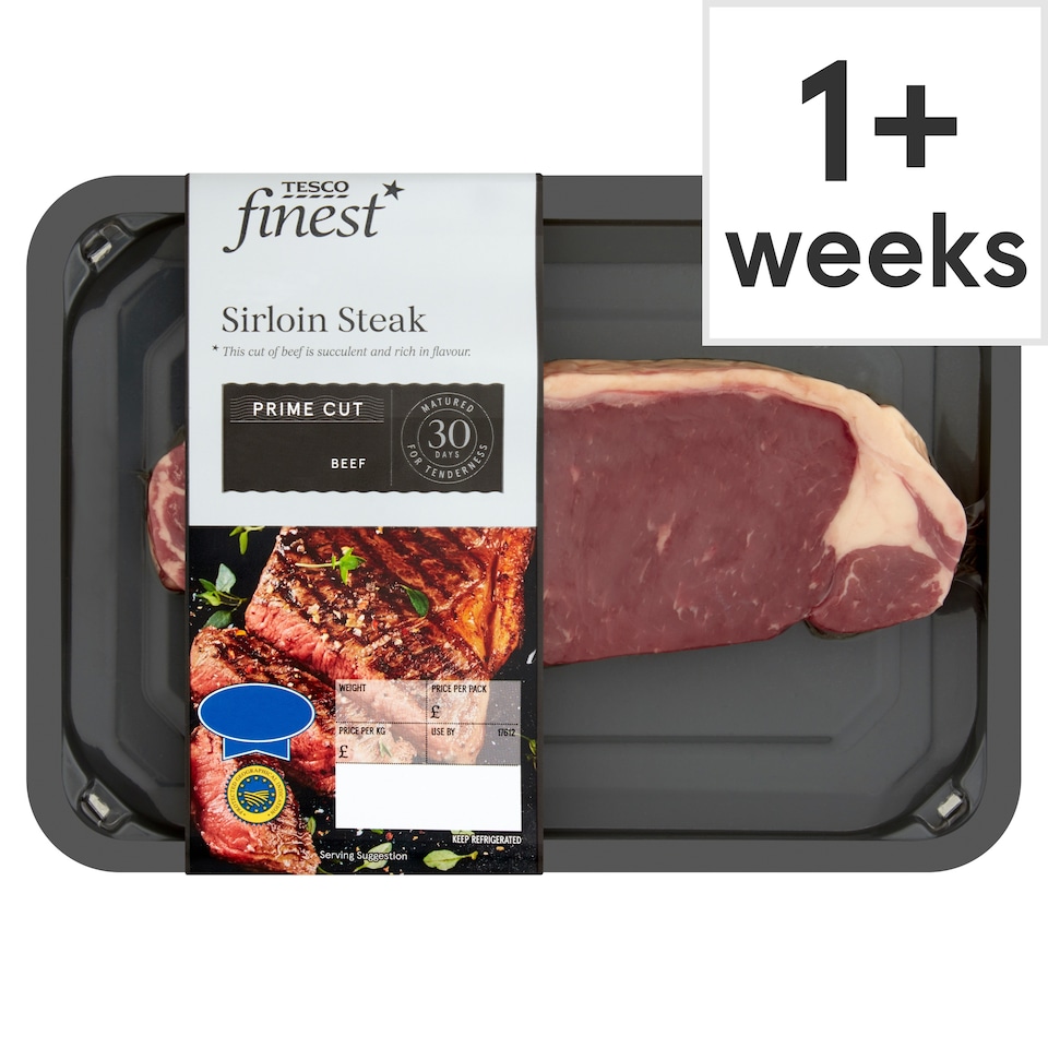Tesco Finest Sirloin Steak 227G