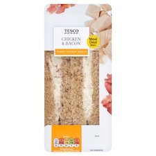Tesco Chicken & Bacon Sandwich 163G