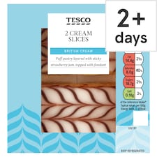 Tesco 2 Cream Slices