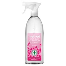 Method Antibacterial All Purpose Cleaner Spray Wild Rhubarb 828ml Tesco Groceries
