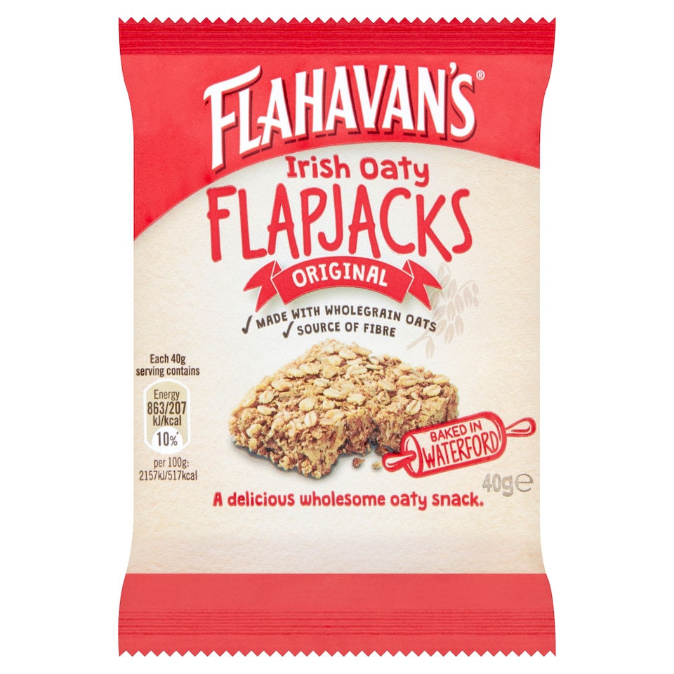 Flahavan's Self Service Oaty Flapjacks Orginal 40G