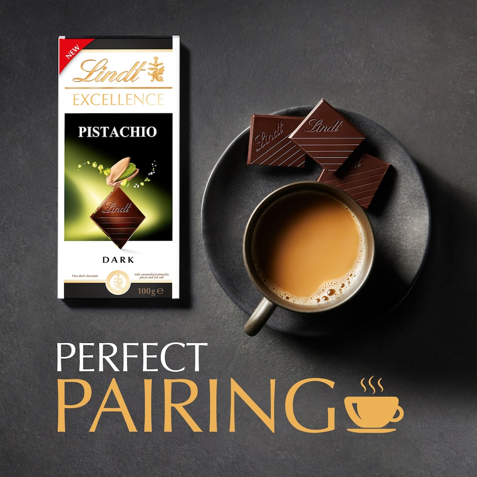 image 1 of Lindt Excellence Pistachio 100g