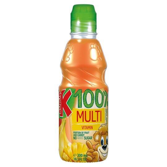Kubus 100 Multivitamin Juice 300Ml Tesco Groceries