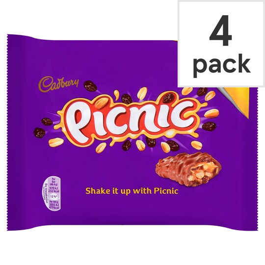 Cadbury Dairy Milk Picnic Chocolate Bars X4 193.6G Tesco Groceries
