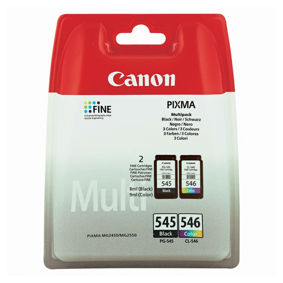 Canon Pg-545 /Cl-546 Printer Ink Cartridges