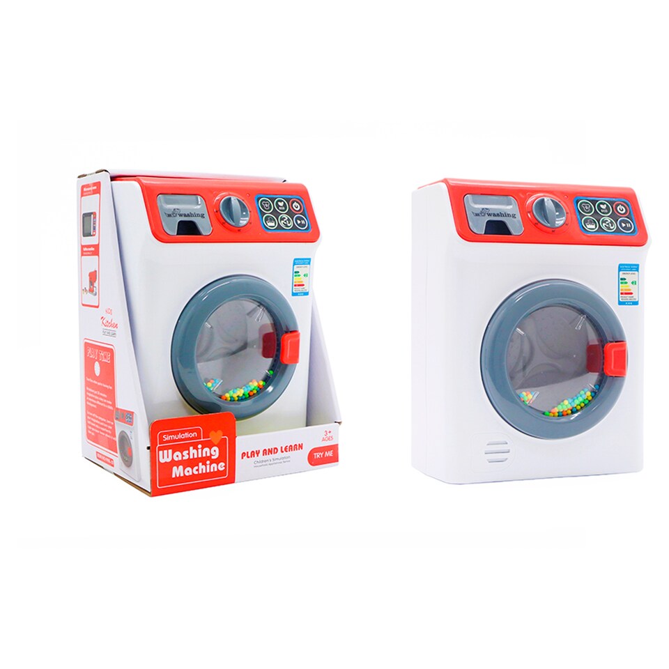 image 1 of Kids Kitchen Play and Learn Washing Machine