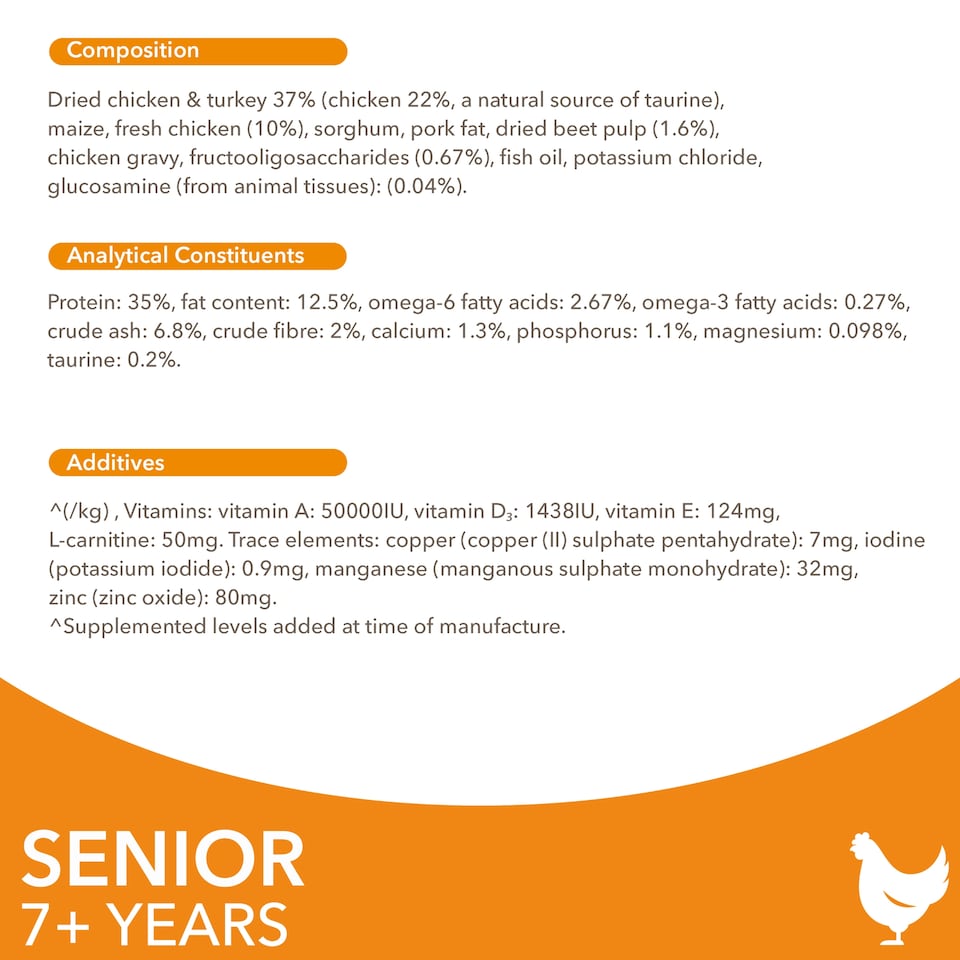 image 1 of Iams Senior Cat Food With Fresh Chicken 800g