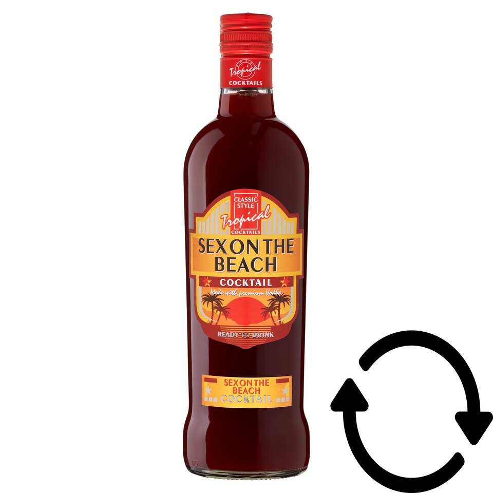 Tropical Classic Style Sex on the Beach Cocktail Alacsony alkoholtartalmú ital 7% 0,7 l
