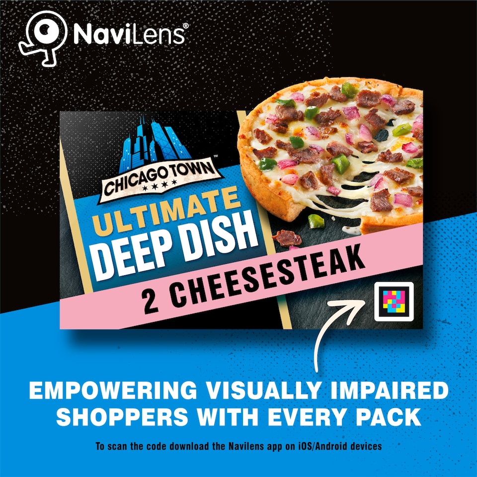 image 1 of Chicago Town Deep Dish Peppered Cheesesteak Pizza 2 X 160G