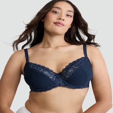 F&F 2-Pack Fuller Bust Lace Detail Underwired Bras in Multi