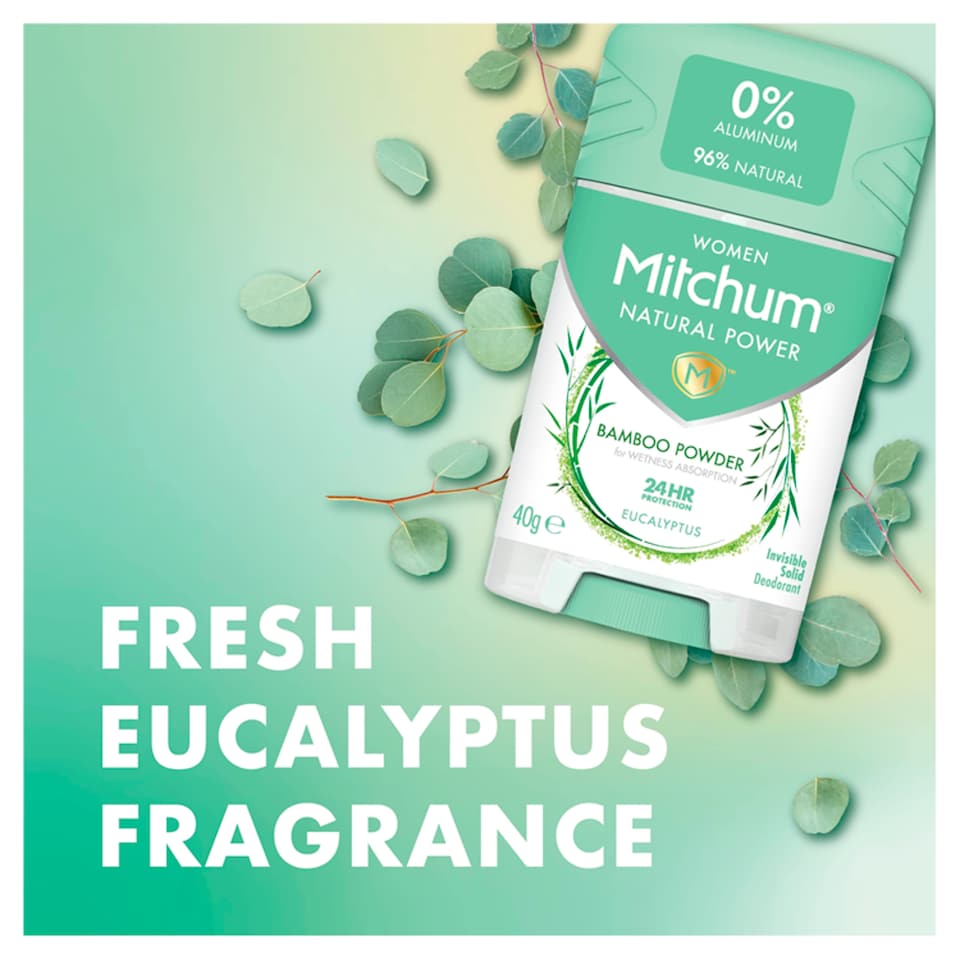 image 1 of Mitchum Woman Natural Power Eucalyptus Solid Deodorant 40G