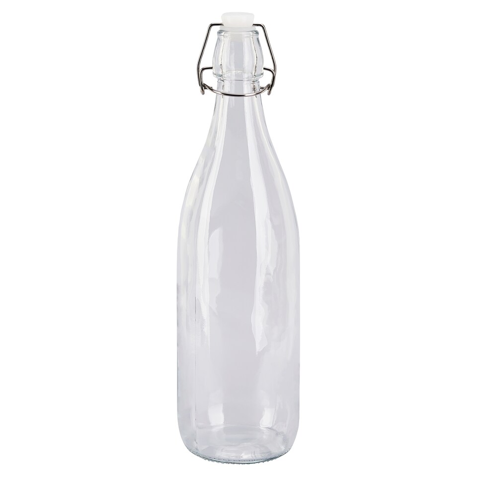 Tesco Clip Glass Bottle