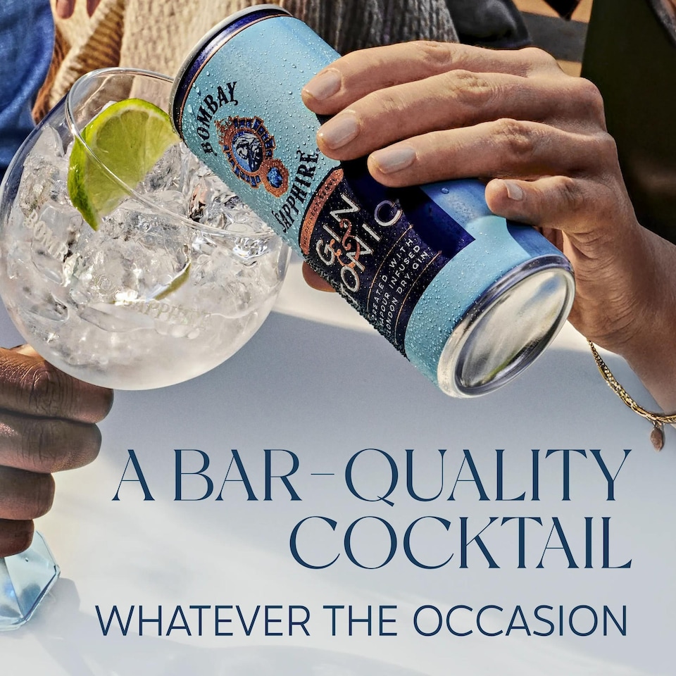 image 1 of Bombay Sapphire Gin & Tonic Ready To Drink 250ml