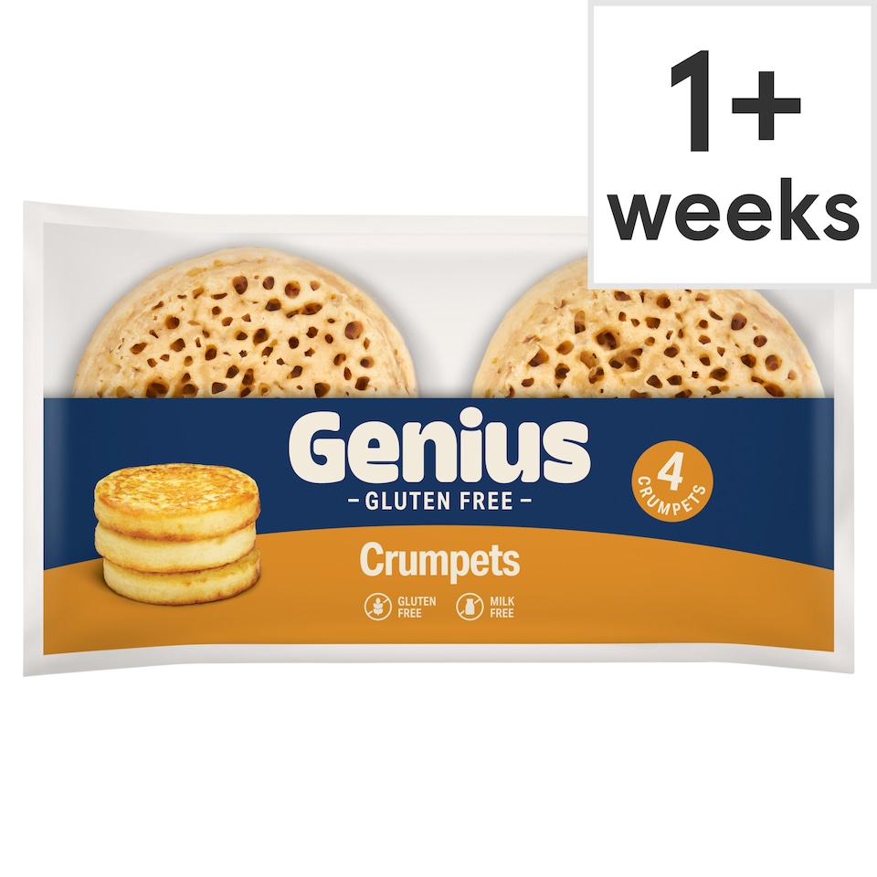 Genius Gluten Free Crumpets 4 pack