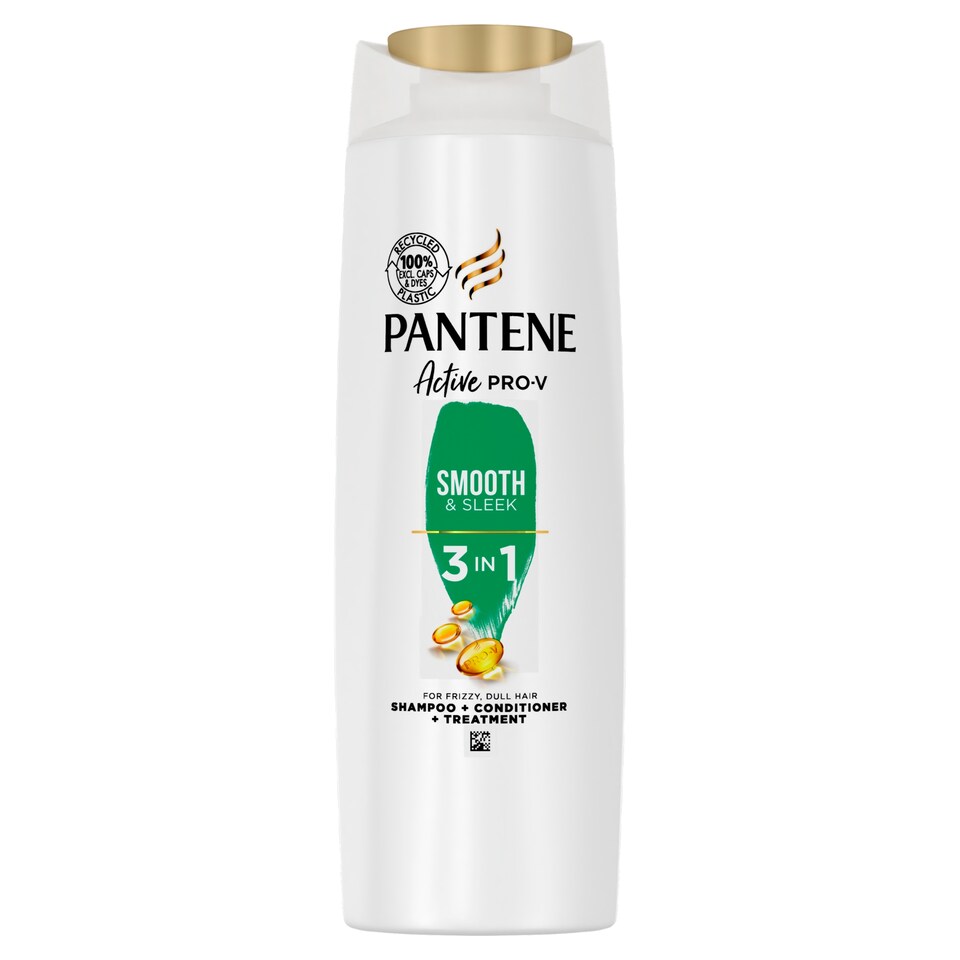 image 1 of Pantene Smooth Sleek 3In1 Shampoo 300 Ml