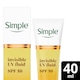 image 1 of Simple Invisible UV Face Fluid SPF 50 40ml