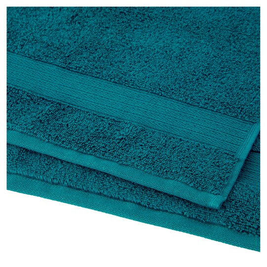Tesco Teal Supersoft Cotton Hand Towel Tesco Groceries