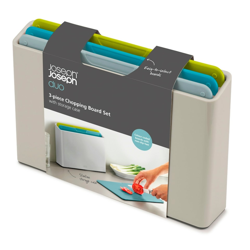 image 1 of Joseph Joseph 3 Piece Chopping Board Set
