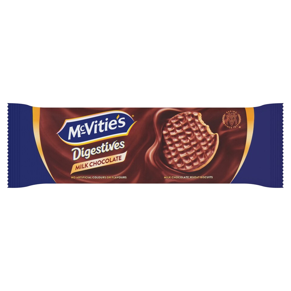 McVitie's Digestive tejcsokoládéval bevont teljes kiőrlésű gabonával készült keksz 150 g  1. kép