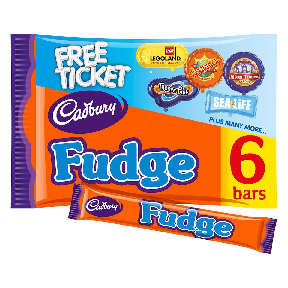 Cadbury Fudge 6X22g