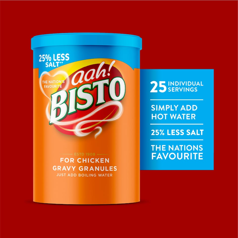 image 1 of Bisto Reduced Salt Chicken Gravy Granules 190G