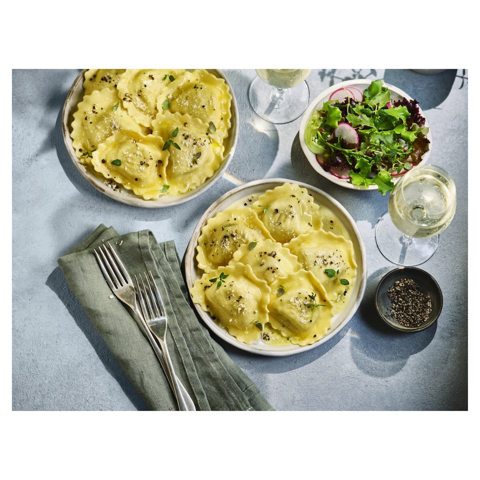 image 1 of Tesco Finest Porcini & Black Truffle Mezzelune 250G